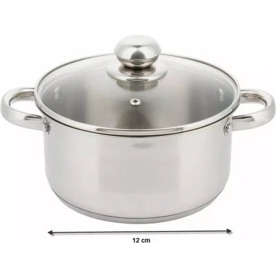 Afbeelding van Kinghoff 4325 kookpan met deksel Ø 12 cm