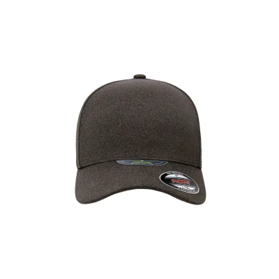 Afbeelding van Flexfit Unisex Unipanel Melange Pet, Maat: L/XL, Melangedarkgrey