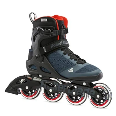 Afbeelding van Macroblade 90 Inline Skates Heren Orion Blue Spicy Orange200 27,5 Blauw In Line
