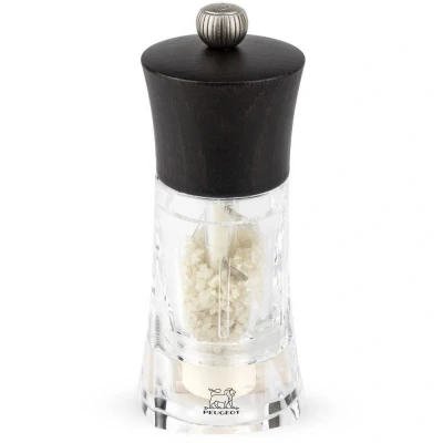 Afbeelding van Peugeot Oléron Zoutmolen 14 cm chocolade voor vochtig zout Zirlion maalwerk