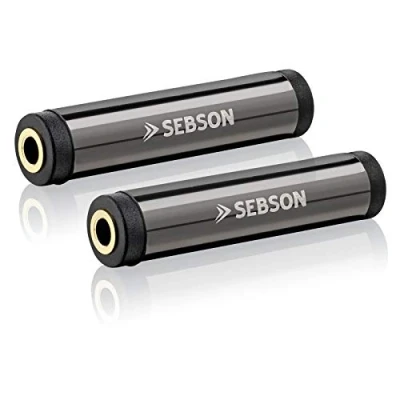 Afbeelding van SEBSON 2 x 3,5 mm stereo jack adapter, vrouwelijk/vrouwelijk, jackstekker, AUX aansluiting/adapter voor audiokabel