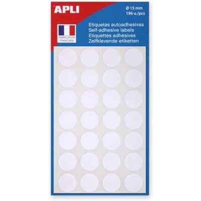 Afbeelding van Apli 111840 zak met 196 witte tabletten Ø 15 mm