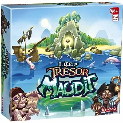 Afbeelding van Lansay Games Cursed Treasury Island Board Game 6 jaar oud