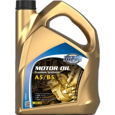 Afbeelding van Mpm Premium Synthetic A5/B5 0W 30 5L Motorolie 05005V VOLKSWAGEN: Polo IV Hatchback, Golf 5, 4, FORD: FIESTA 6, Transit Custom V362 Van, 5