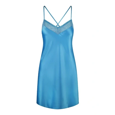 Afbeelding van Lingadore Nachtjapon, Dames, Maat: Small, Bonnie blue
