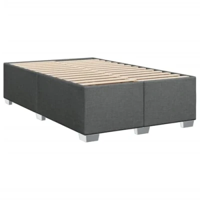 Afbeelding van vidaXL Bedframe stof donkergrijs 120x200 cm