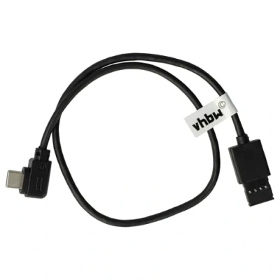 Afbeelding van vhbw Bedieningskabel compatibel met DJI Ronin S, RSC 2, RS 3 Pro, SC Gimbal naar Sony, Canon, Nikon, Fujifilm, Panasonic camera, 35 cm