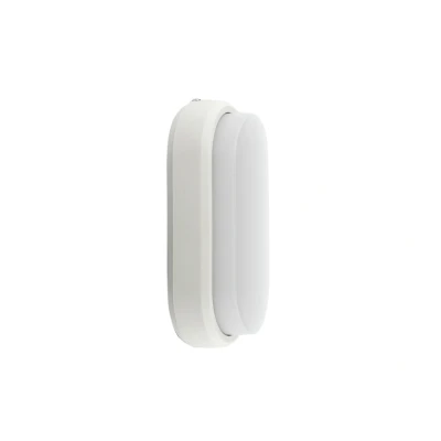 Afbeelding van LED Wandlamp 12W, Ovaal, Waterdicht IP54, Warm Wit