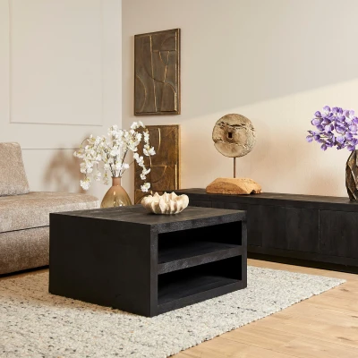Afbeelding van Mangoe Salontafel Brussel Black