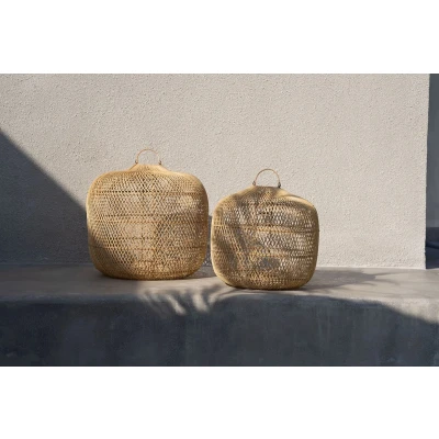 Afbeelding van De Batu Bolong Hanglamp Naturel Medium