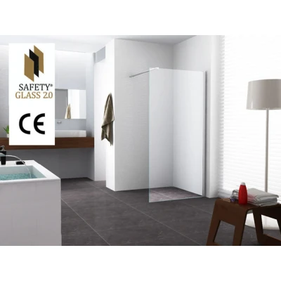 Afbeelding van Wiesbaden inl.douche Safety Glass 10mm NANO 800x2000