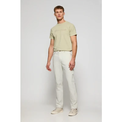 Afbeelding van Polo Club Heren Witte Regular Fit Boston Jeans 48