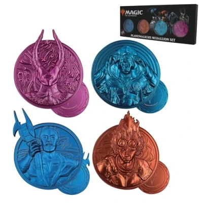 Afbeelding van FaNaTtik Magic The Gathering Medallion Set Planeswalkers Limited Edition Verzamelobject Multicolours
