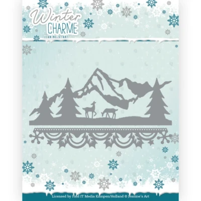Afbeelding van Dies Jeanine&#039;s Art Winter Charme Landscape Border