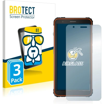 Afbeelding van BROTECT Screenprotector voor Blackview BV6600 Folie Beschermfolie Beschermglas transparant (3 Stuks)