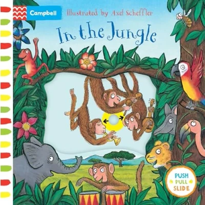 Afbeelding van In the Jungle A Push, Pull, Slide Book