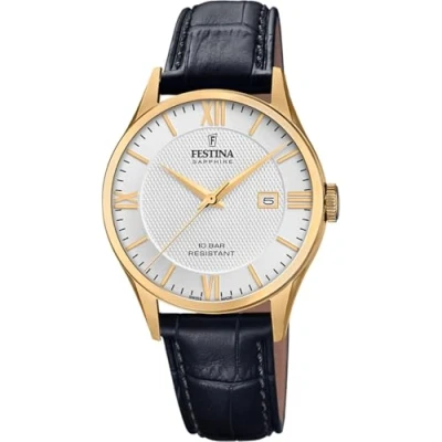Afbeelding van Festina Horloge, Heren, Maat: One Size, Goldfarben