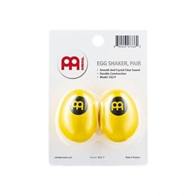Image de Percussions MEINL OEUF SHAKER PLASTIQUE JAUNE Guiros shakers