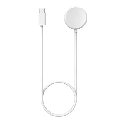 Afbeelding van MoKo Oplader compatibel met Google Pixel Watch, magnetisch laadstation 1 m USB C oplaadkabel, wit