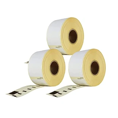 Afbeelding van hd line 99012 3 rollen met elk 260 etiketten per rol = 780 zelfklevende compatibel Dymo Labelwriter &amp; Seiko printers 89 x 36 mm