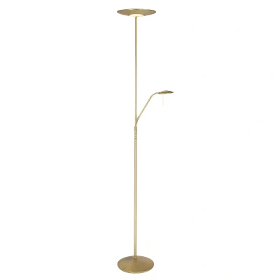 Afbeelding van Vloerlamp Steinhauer Zodiac LED Messing
