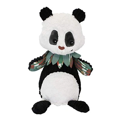Afbeelding van Les Deglingos Knuffel Panda Zwart/wit 35 Cm