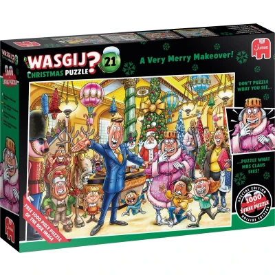 Afbeelding van Wasgij Christmas 21 Een feestelijke make over! 2x1000 stukjes puzzel Legpuzzel volwassenen