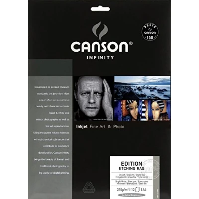 Afbeelding van Papier Photo Canson Infinity Etching Rag A4 10 Feuilles