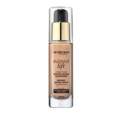 Afbeelding van Deborah Milano Instant Lift SPF 30, 04 abrikoos, liftend en verhelderend effect, antioxiderende formule met Aziatische Centella, geeft een elastische, tonische geschuurde huid, 30 ml