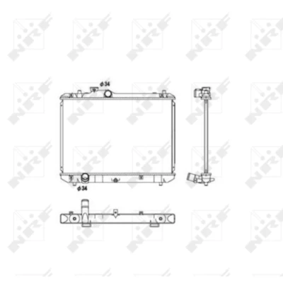 Afbeelding van Radiateur NRF 53582