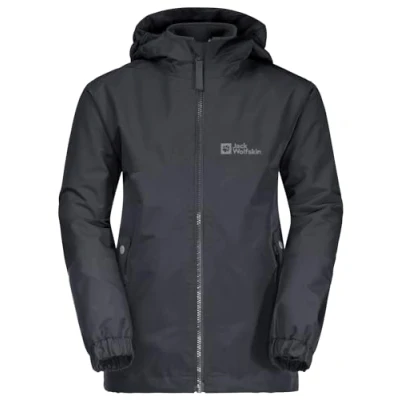 Afbeelding van Jack Wolfskin Iceland 3IN1 Unisex Outdoorjas voor kinderen, Maat: 116, Phantom