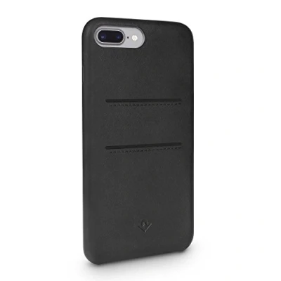 Afbeelding van Twelve south, Ontspannen leren hoesje Geschikt voor Apple iPhone 7Plus/8Plus, Zwart