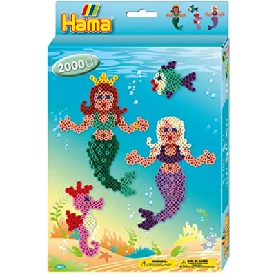 Afbeelding van Hama Set Strijkkralen 2000 Kralen Mermaids 3431