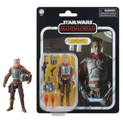 Afbeelding van Star Wars: The Mandalorian Vintage Collection Action Figure Cobb Vanth (Mandalorian Armor) 10 cm
