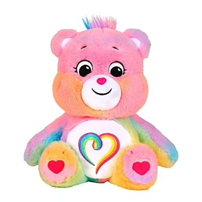 Afbeelding van Care Bears 22077 14 Inch Medium Pluche Togetherness Bear, Verzamelbaar Schattig Speelgoed, Cuddly Toys voor Kinderen, Zacht Speelgoed Meisjes en Jongens, Schattige Teddies Geschikt