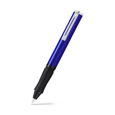 Afbeelding van Sheaffer Pop balpen blauw glanzend met chromen afwerking