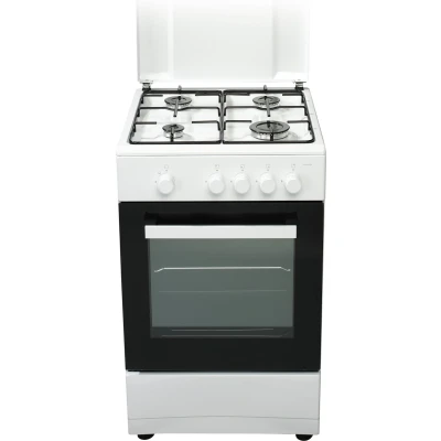 Afbeelding van Everglades EVCK039 Gasfornuis met Gasoven Wit 50CM 54 Liter 5 Jaar Garantie