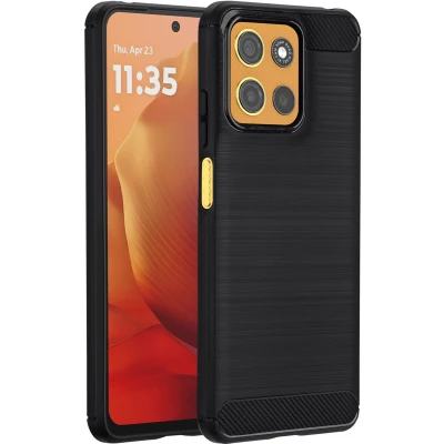 Afbeelding van imoshion Brushed Backcover voor de Motorola Moto G15 / Power Zwart