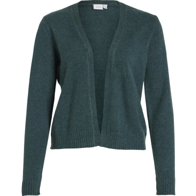 Afbeelding van Vila Vest Viril Short L/s Knit Cardigan noos 14060800 Ponderosa Pine Dames Maat M