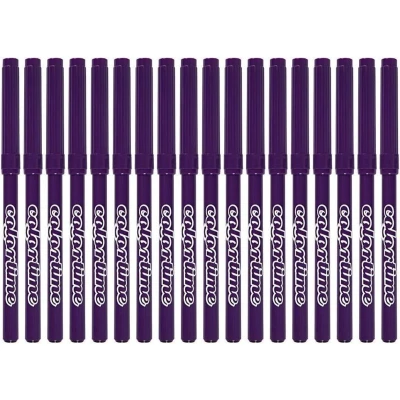 Afbeelding van Colortime Stiften Lijndikte 2 Mm Paars 18 Stuks
