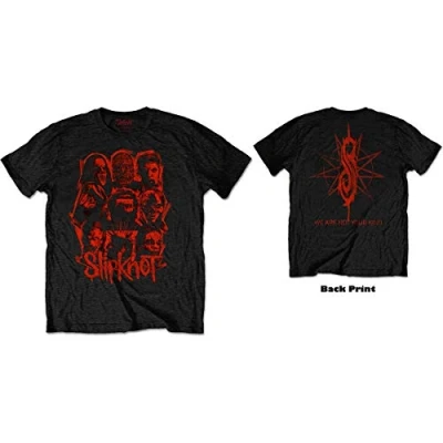 Afbeelding van Slipknot WANYK Red Patch Heren T shirt M Zwart