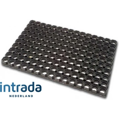 Afbeelding van Intrada Nederland Premium Deurmat Rubberring 60 x 80 cm Zwart
