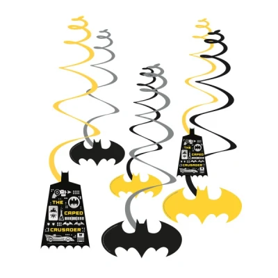 Image de Décoration à suspendre Tourbillons Batman 60cm 6 pièces