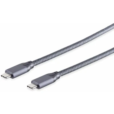 Afbeelding van S Impuls Premium USB C naar kabel USB3.2 Gen 2x2 met DP Alt Mode en E Marker chip tot 20V/5A / zwart 2 meter