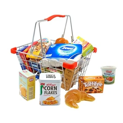 Image de Small Foot Panier de courses Métal jouets marchande 9559