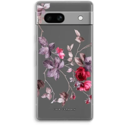 Afbeelding van Case Company® hoesje geschikt voor Google Pixel 7A Mooie bloemen Soft Cover Telefoonhoesje Bescherming aan alle Kanten en Schermrand