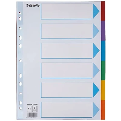 Afbeelding van Esselte Tabbladen 6 Tabs