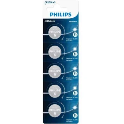 Afbeelding van Lithium Button Cell Battery Philips CR2016