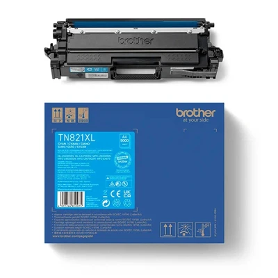 Image de Brother TN 821XLC Très Haut Rendement cyan original cartouche de toner