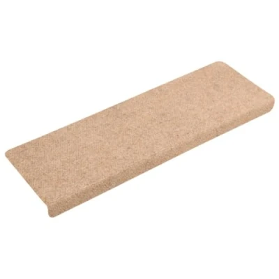 Afbeelding van Trapmatten 5 st 65x21x4 cm naaldvilt bruin